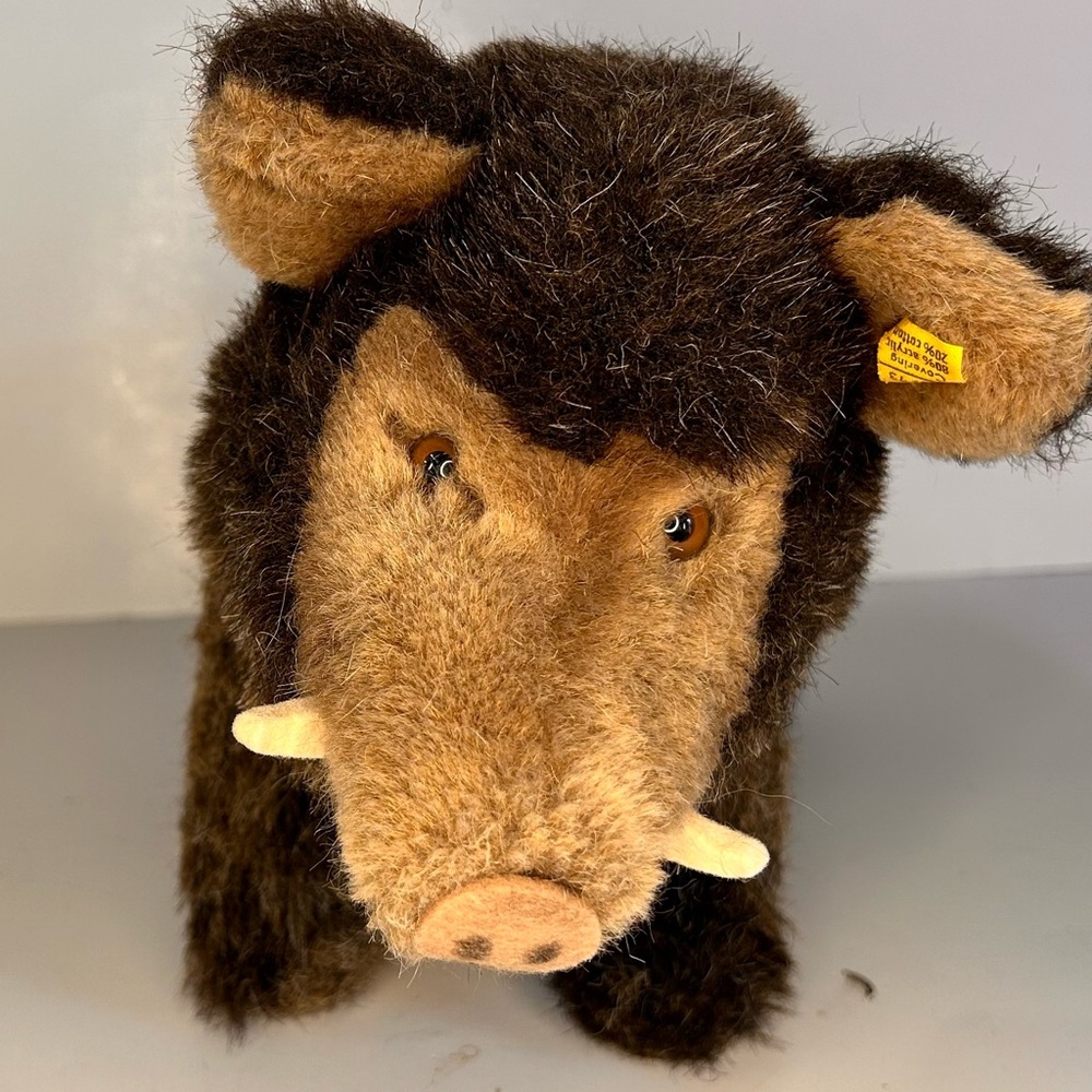 Vintage Steiff Wutzi Wild Boar 2675/20 Made in Germany